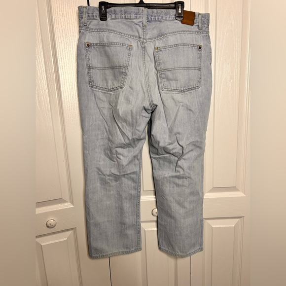Tommy Hilfiger Men’s Relaxed Fit Light Blue Denim Straight Leg Jeans 38x30 - Picture 4 of 8